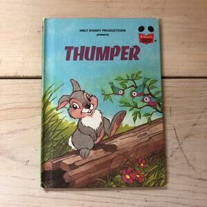 Disney Grolier Vintage 1980s Thumper Children's Book